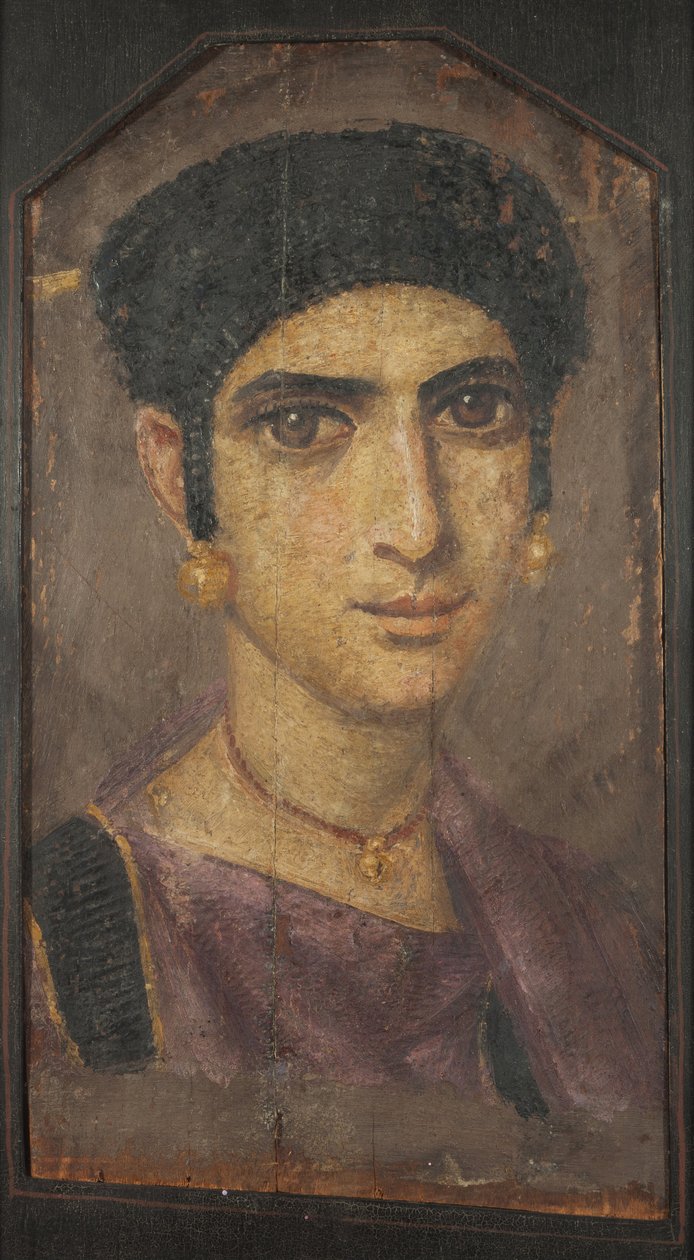 Portrett av en ung dame, 2. århundre. AD av Fayum mummy portraits