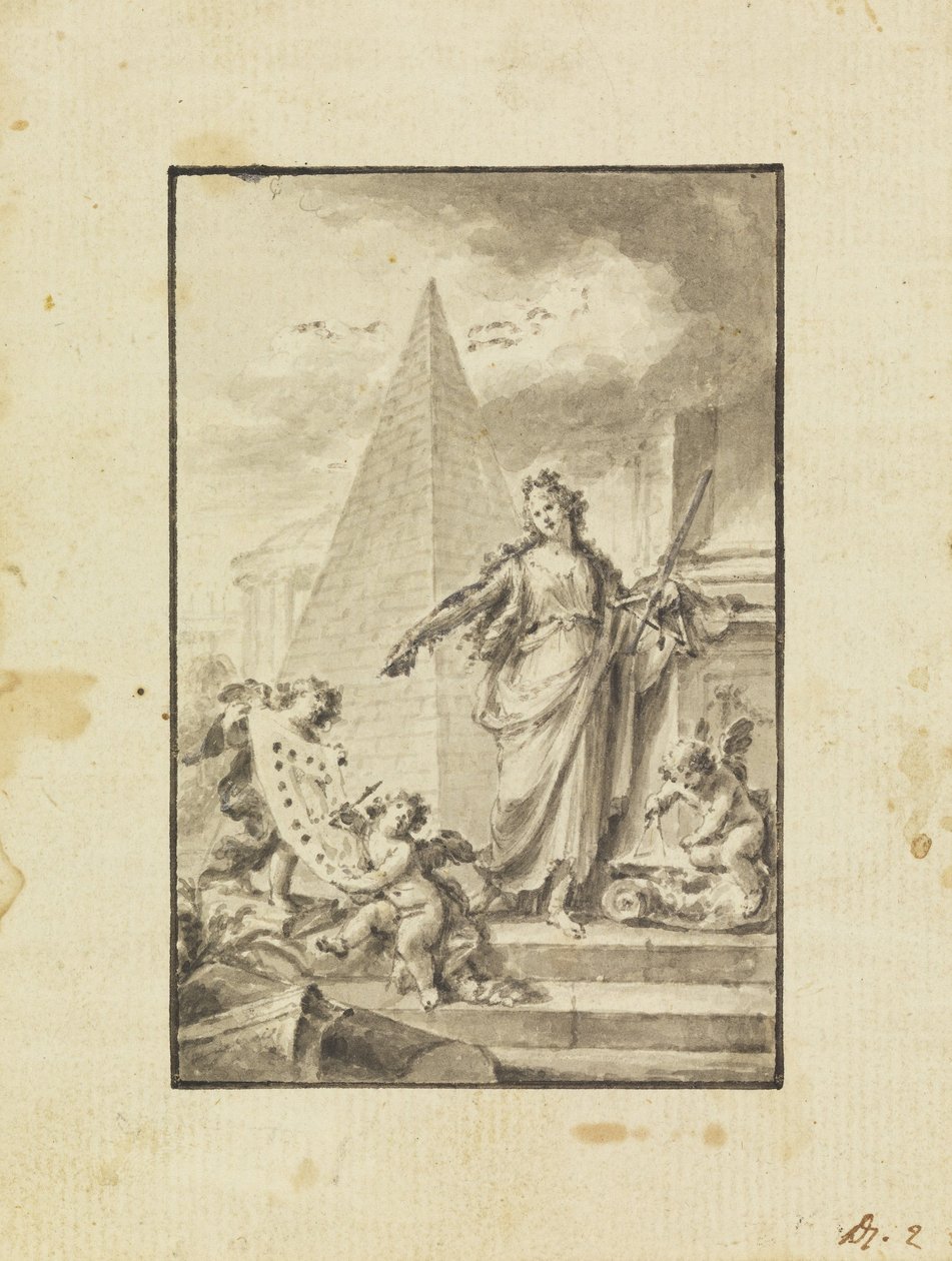 Design for en illustrasjon- arkitektur av Fedele Fischetti