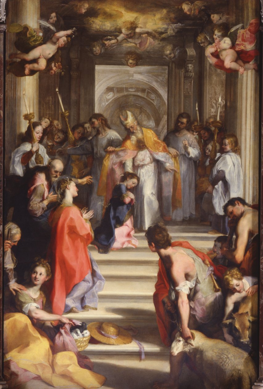 Presentasjon i tempelet, 1593-94 av Federico Barocci