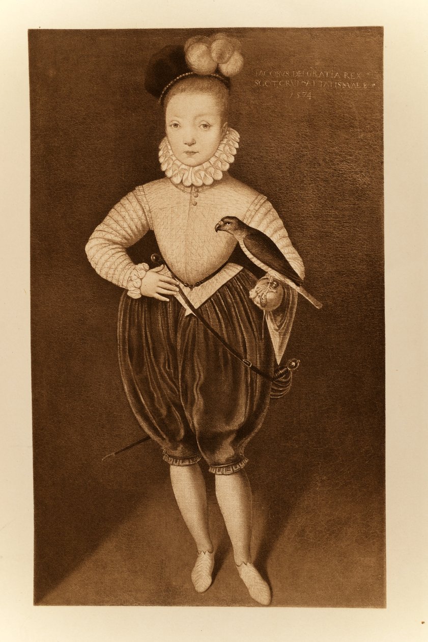 Kong James I av England og VI av Skottland som gutt, fra 