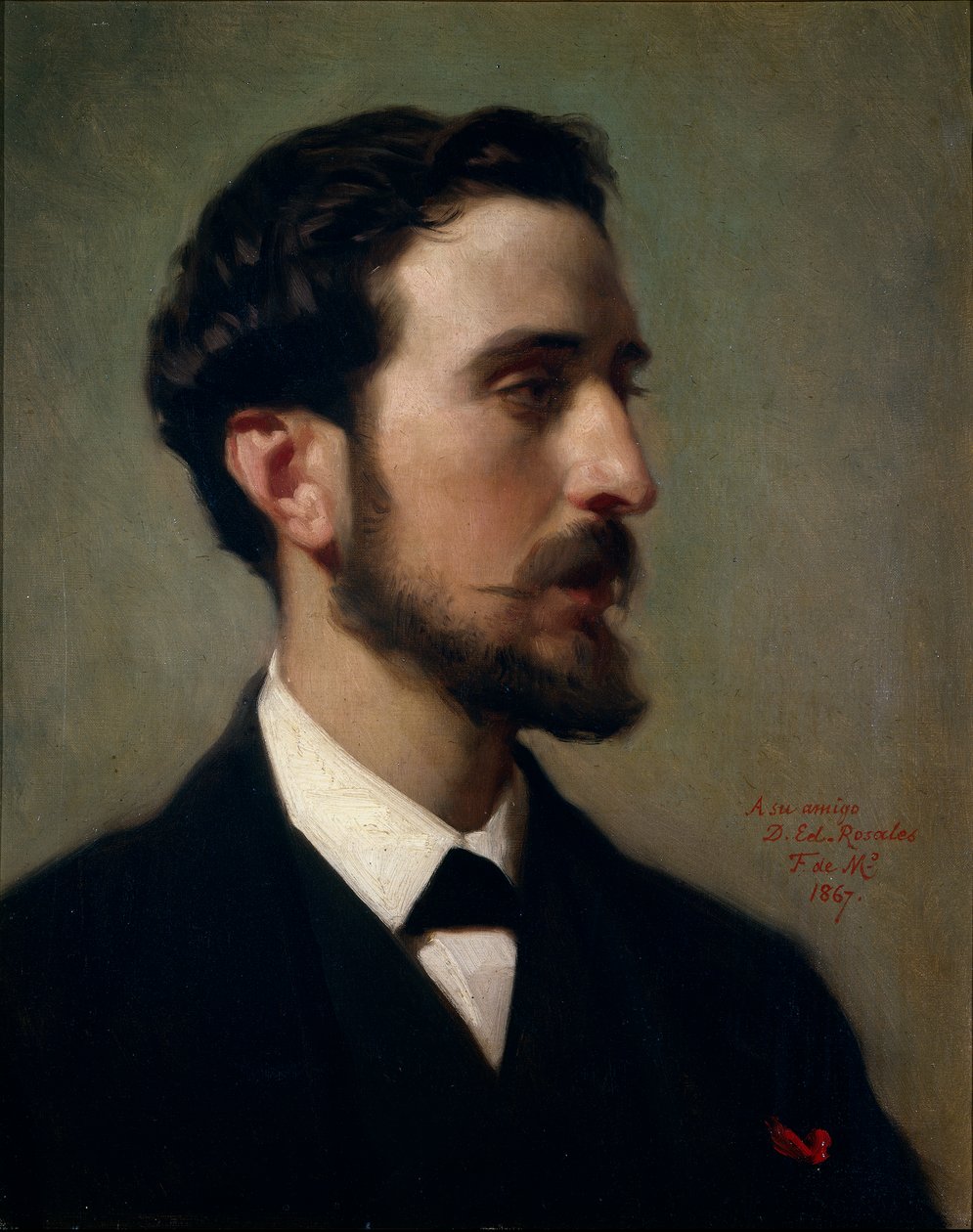 Spansk: maleren Eduardo Rosales av Federico de Madrazo y Kuntz