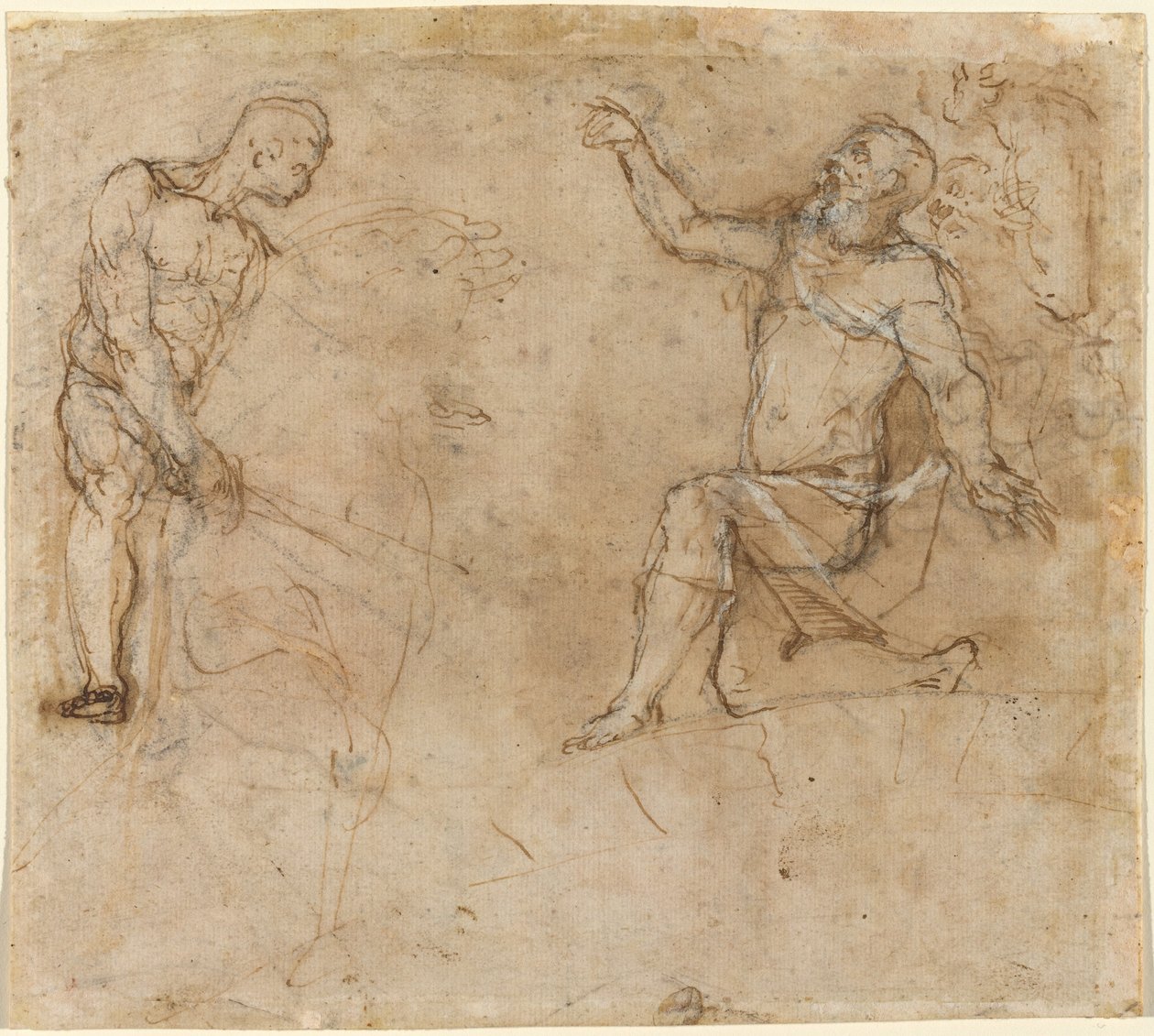 Figurstudier av Federico Barocci