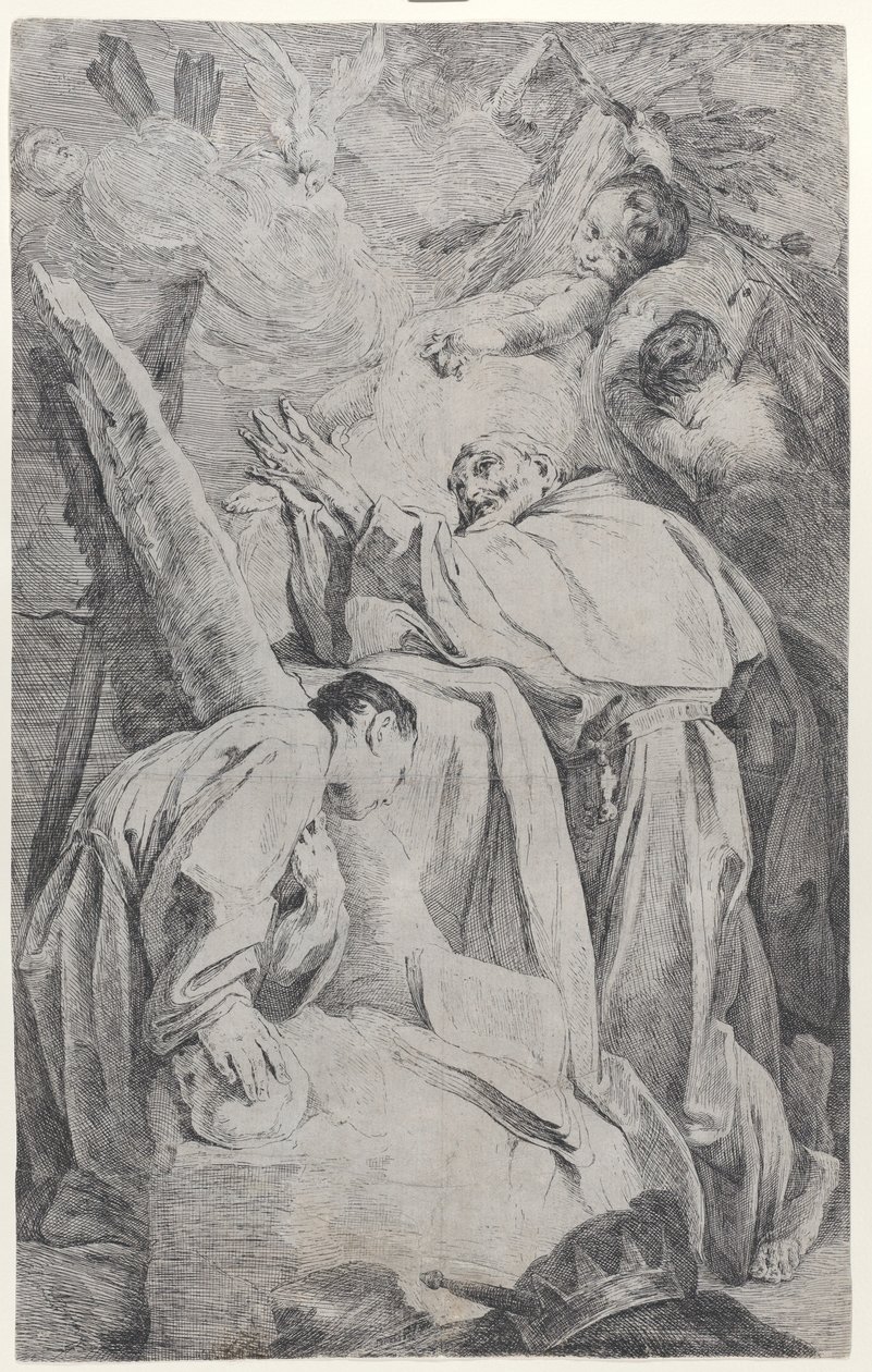 Ekstase til den salige Piero Gambacorti fra Pisa, ca. 1725-28. av Federico Bencovich