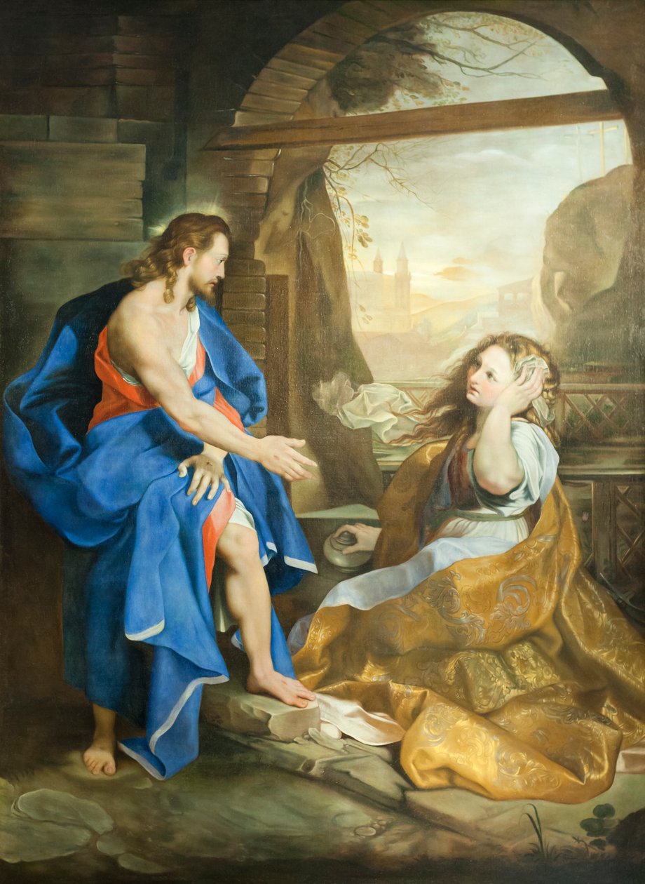 Noli Me Tangere (olje på lerret) av Federico Fiori (after) Barocci or Baroccio