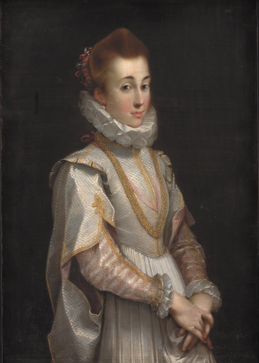 Portrait of a Young Lady, ca. 1600 (olje på lerret) av Federico Fiori Barocci or Baroccio