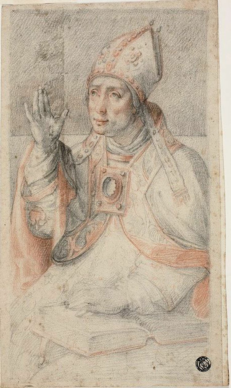 Saint Augustine av Federico Zuccaro