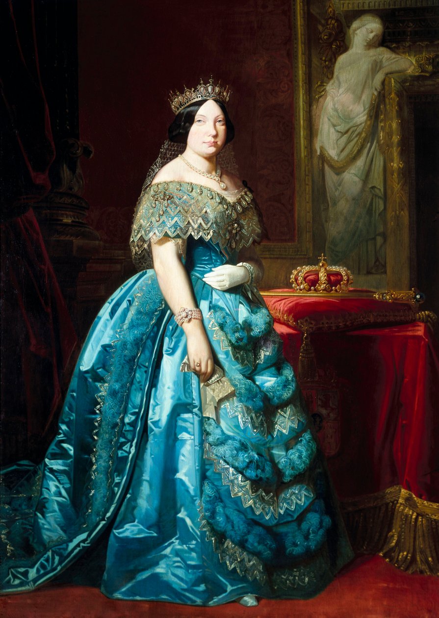 Portrett av Isabella II, dronning av Spania av Federico de Madrazo y Kuntz