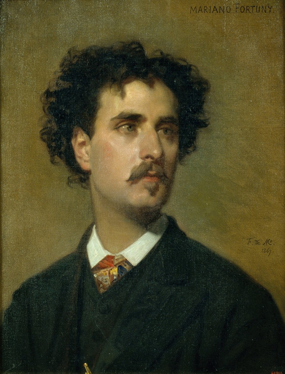 Portrett av Marià Fortuny av Federico de Madrazo y Kuntz