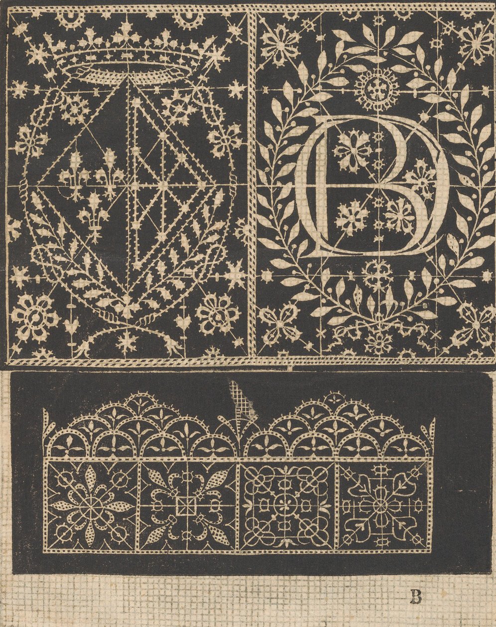 De andre verkene og subtile oppfinnelsene av undertøy av Lord Federic de Vinciolo V..., 1603. av Federico de Vinciolo