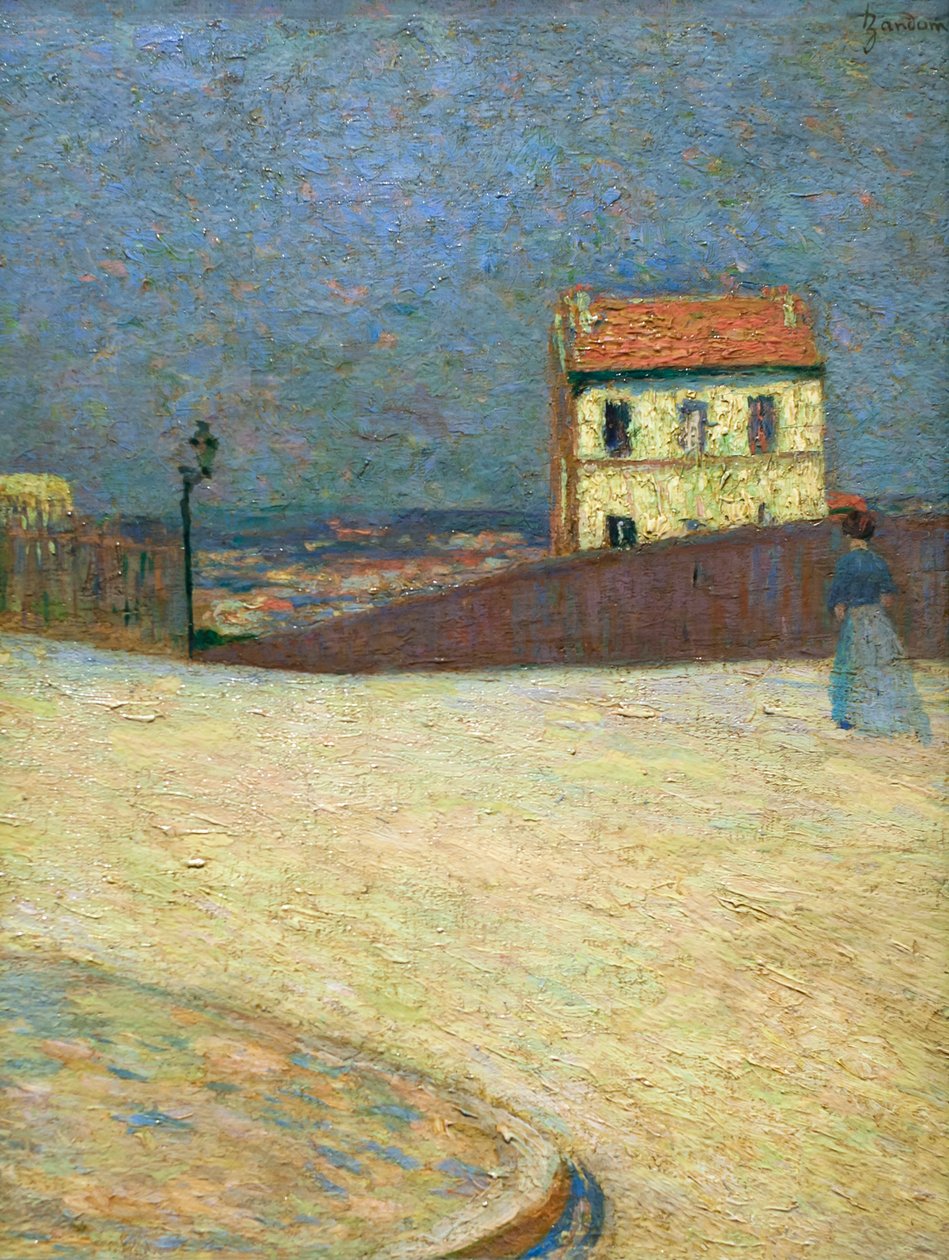 Lite hus i Montmartre, ca 1875 (olje på lerret) av Federigo Zandomeneghi