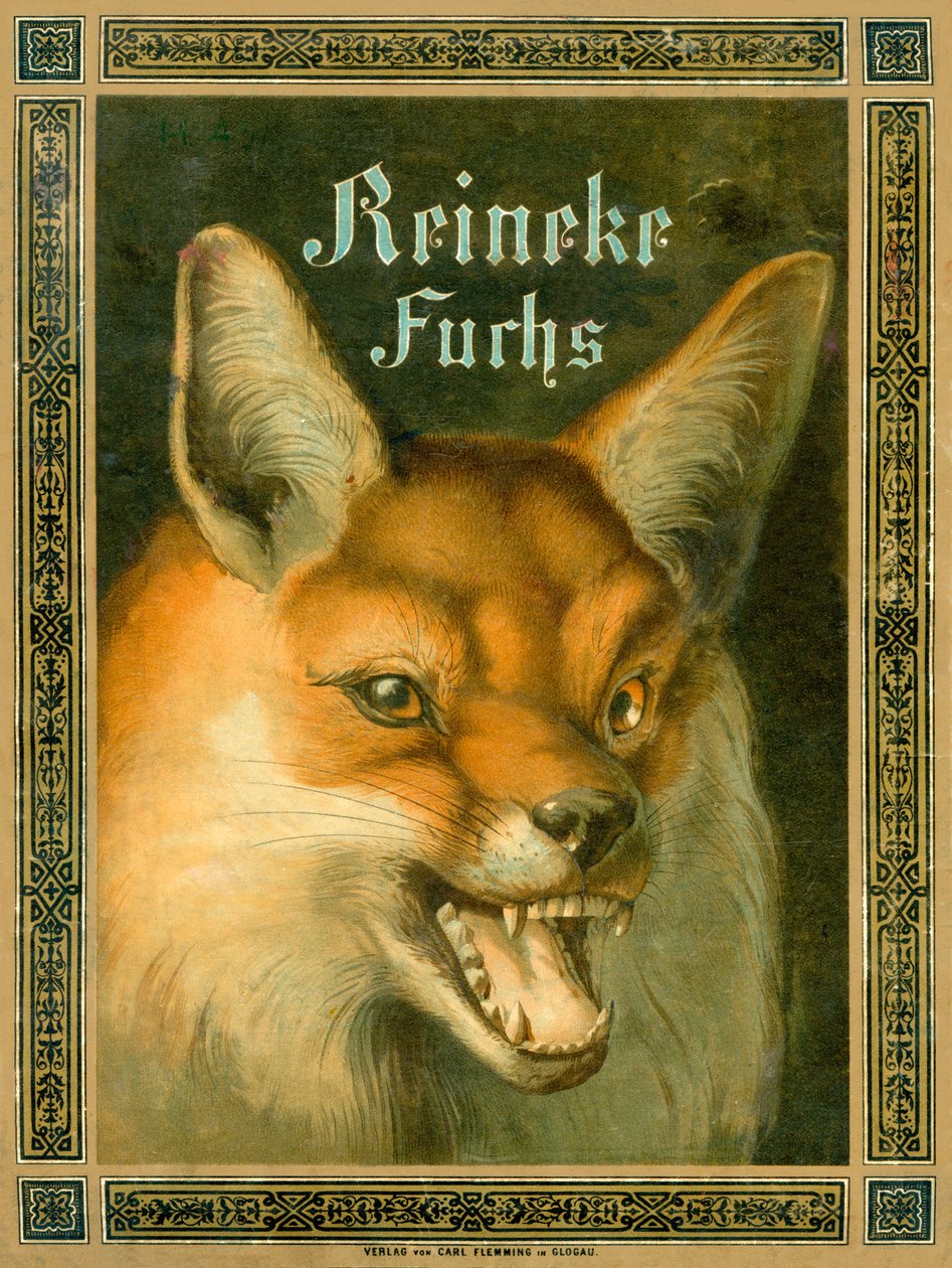 Forside av Reynard the Fox, eller "Reineke Fuchs" av Fedor Alexis Flinzer