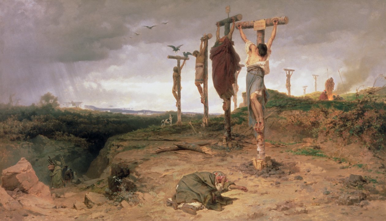 The Damned Field, henrettelsessted i Romerriket av Fedor Andreevich Bronnikov