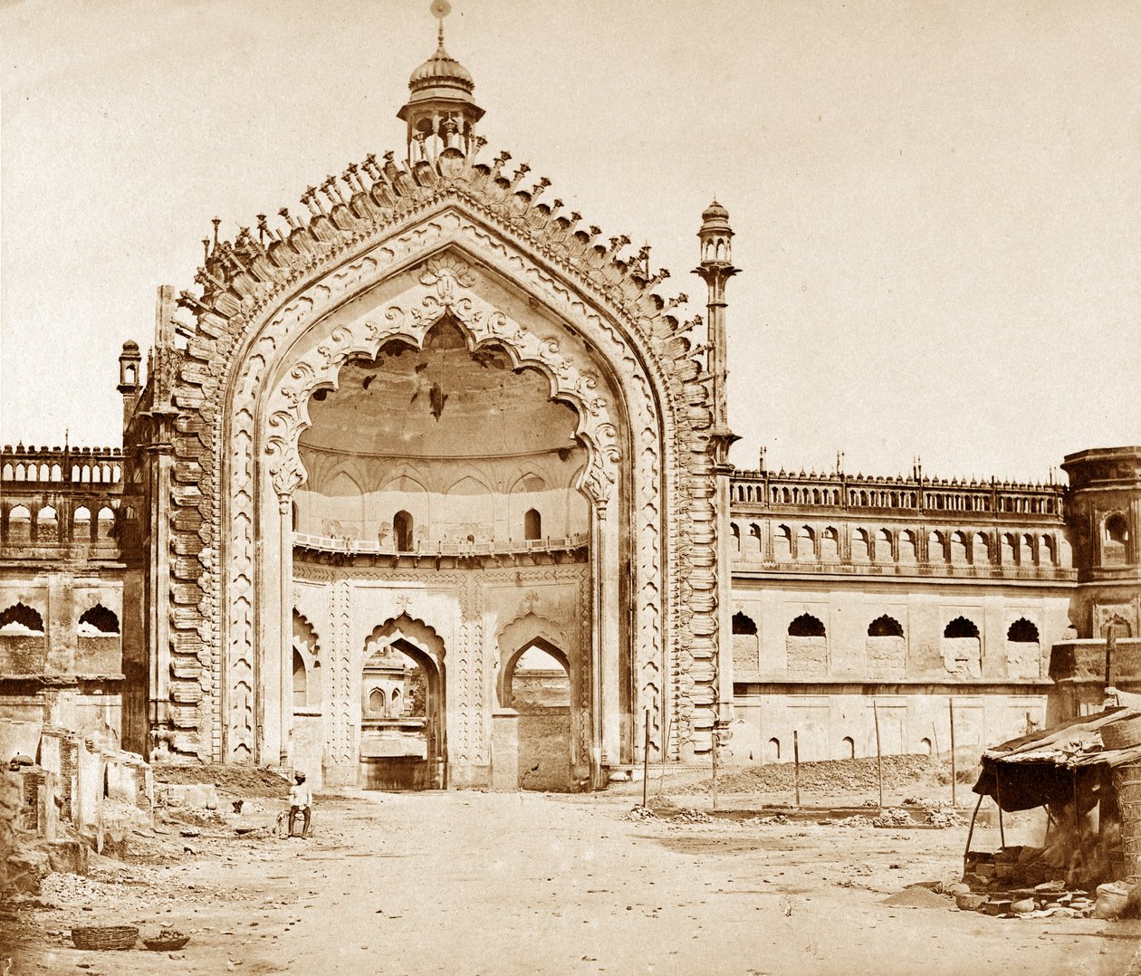 Konstantinopel-porten, Lucknow av Felice Beato