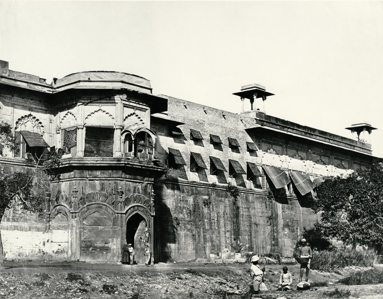 Palace, Delhi, ca. 1858 av Felice Beato