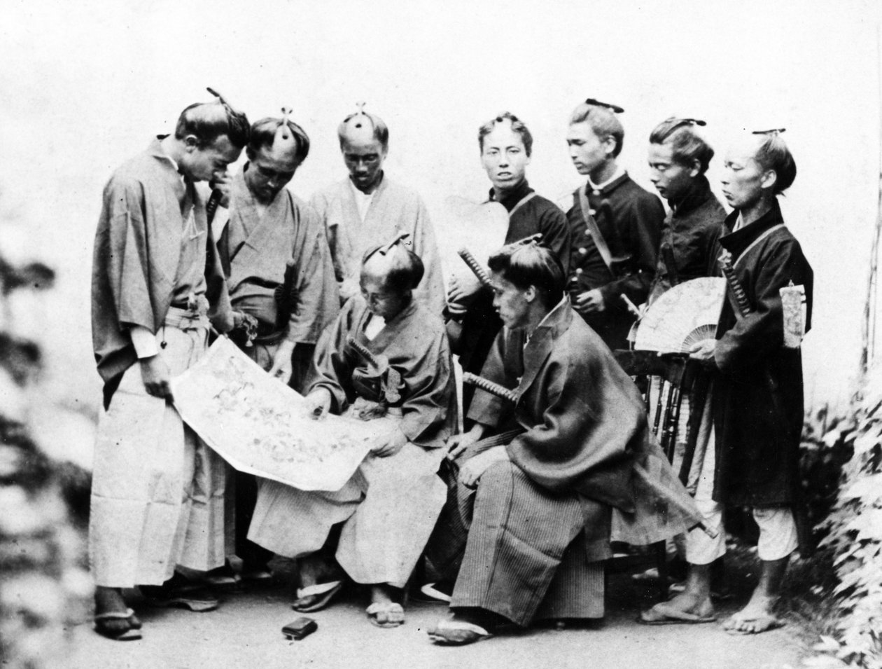 Samurai, ca. 1868 av Felice Beato