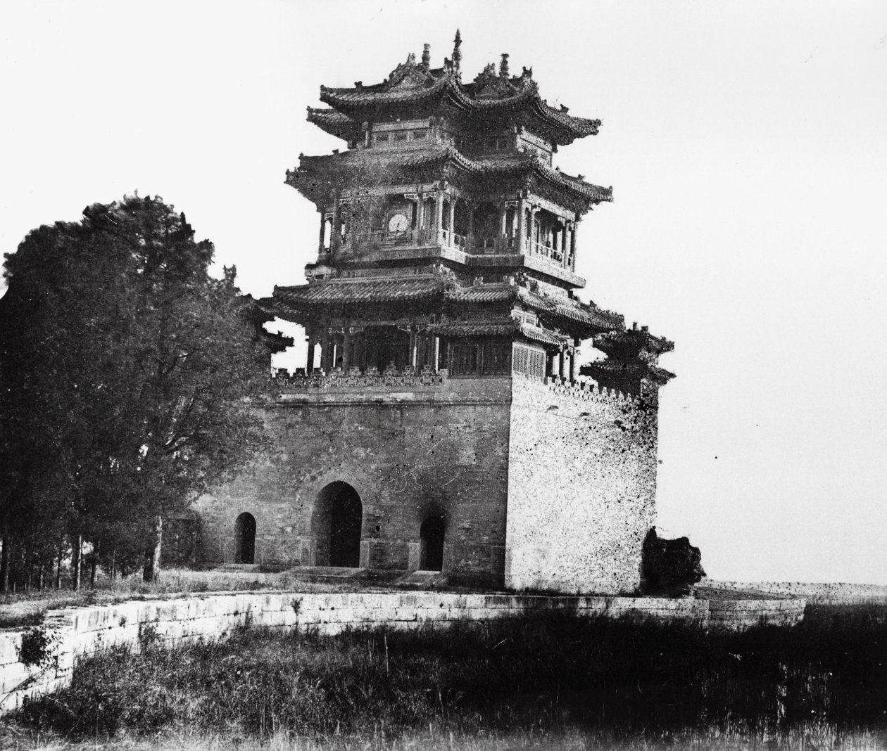 The Belvedere of the God of Literature på Sommerpalasset, Beijing, 1860 av Felice Beato