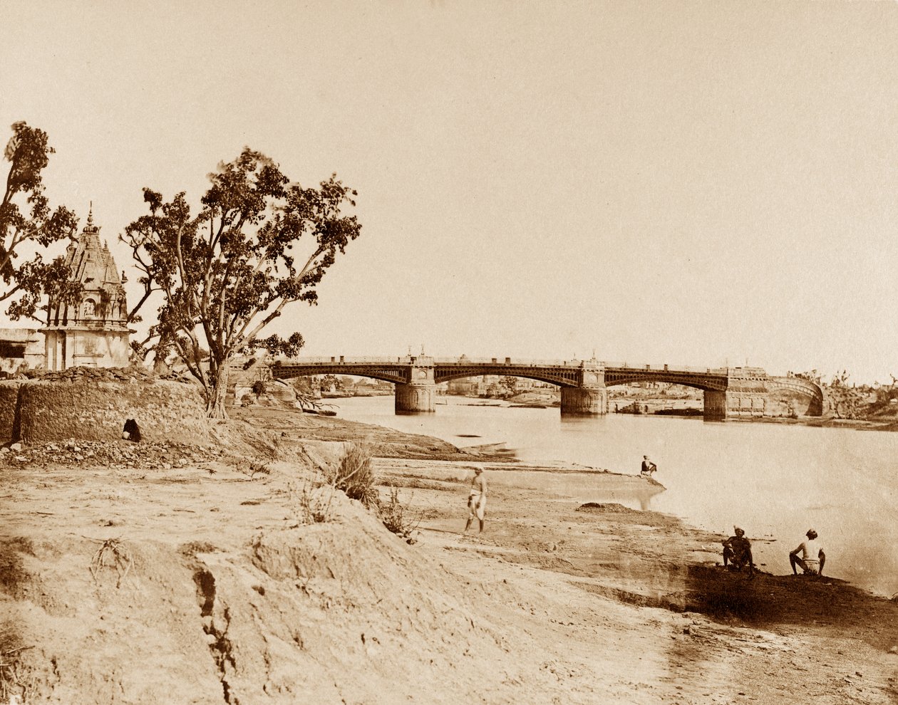 Jernbroen, Lucknow av Felice Beato