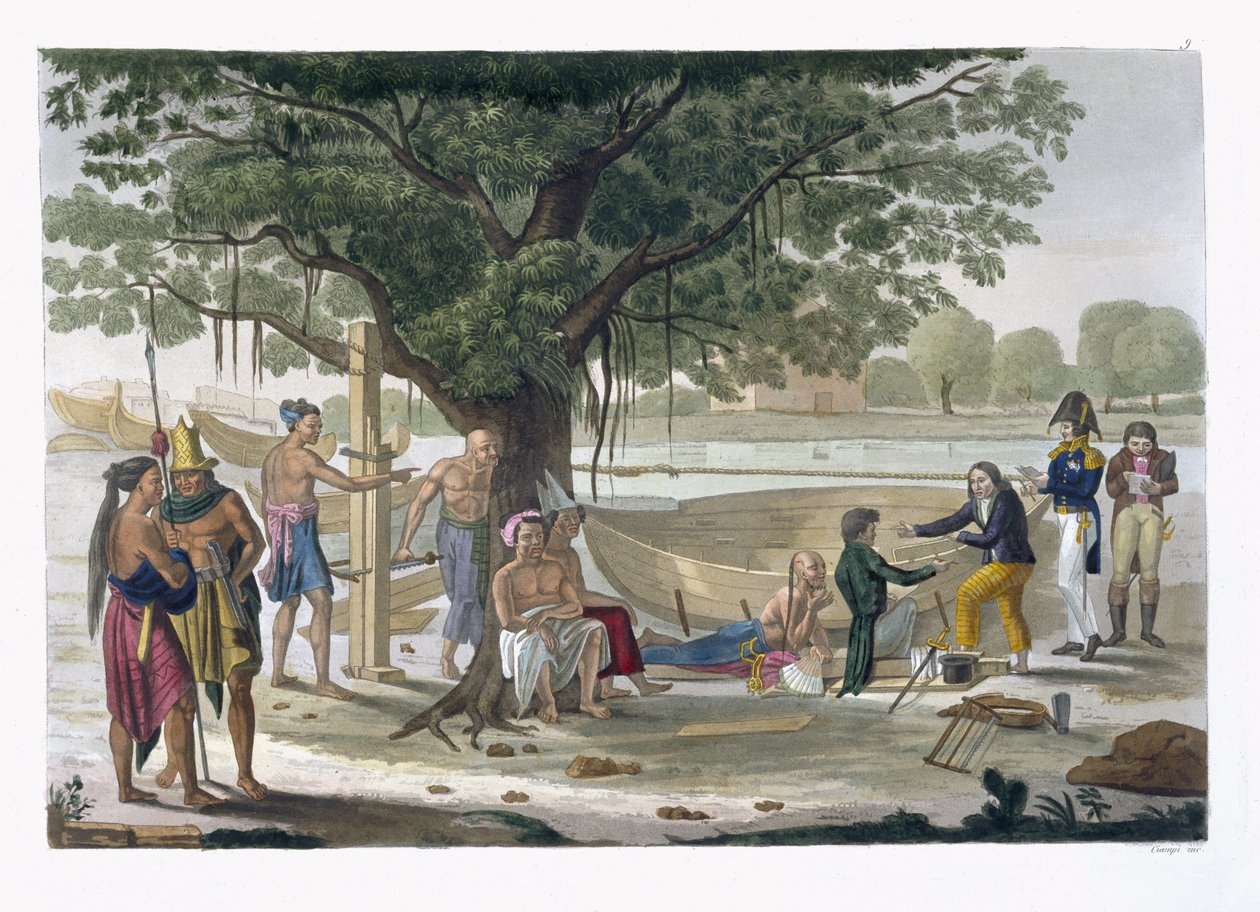 Båtgård nær Kupang, Timor, plate 9 fra 