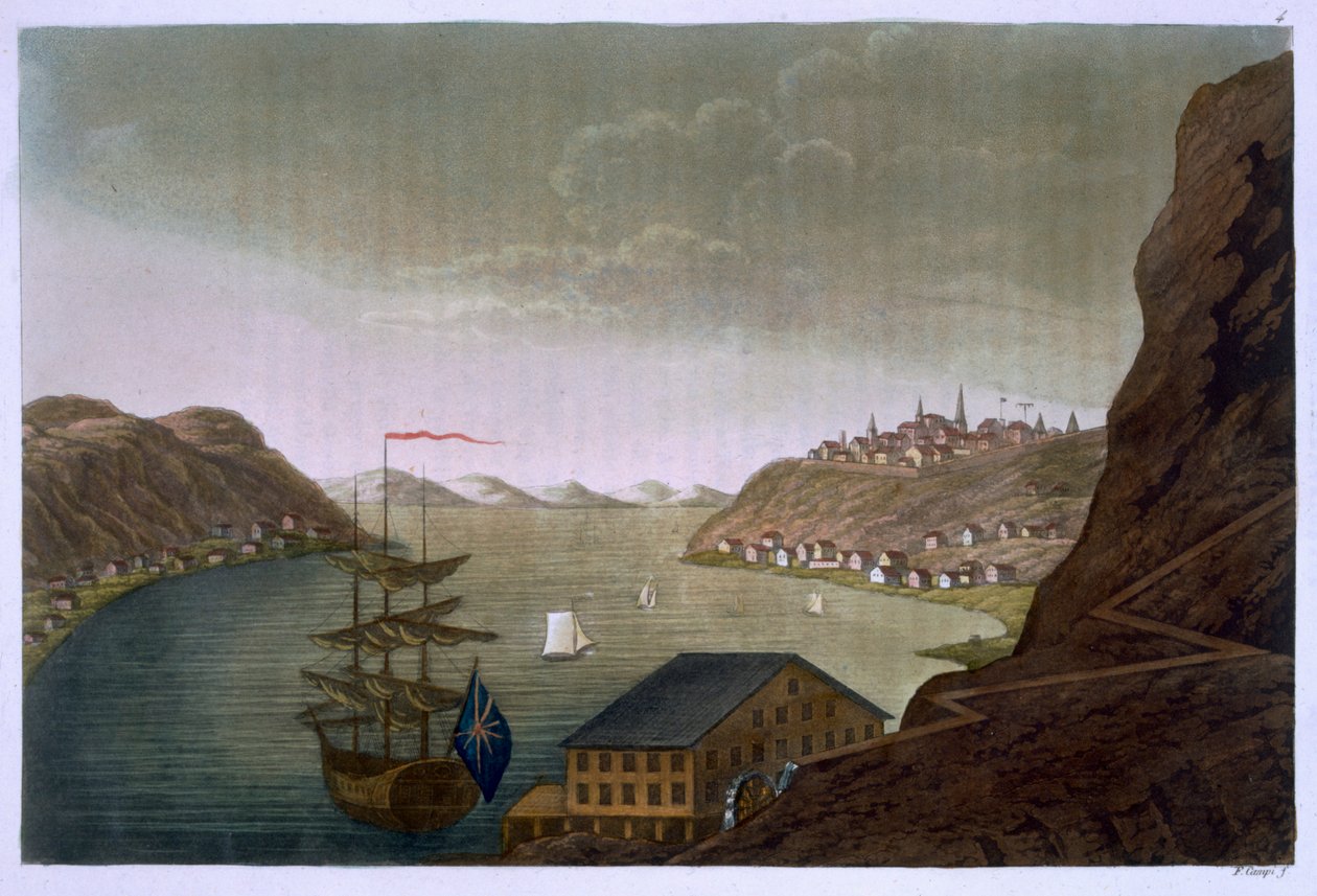 Quebec and the St. Lawrence River, plate 4 fra 