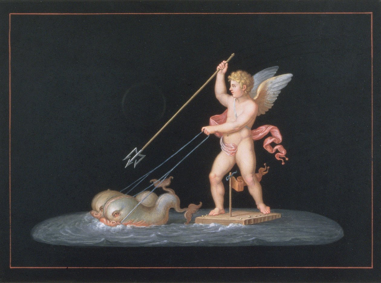 Amor Nobile (gouache) av Felice Pantaloni
