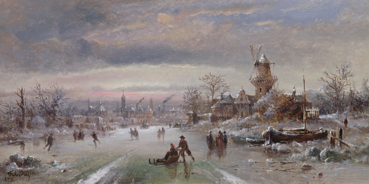 Ved dagens slutt, 1898 av Felice A. Rezia