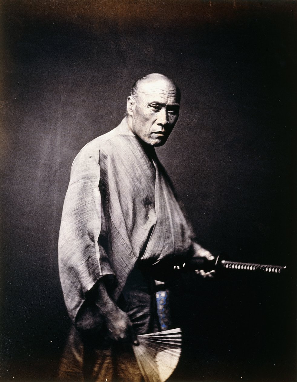 En japansk samurai, ca. 1864-1866 av Felice Beato