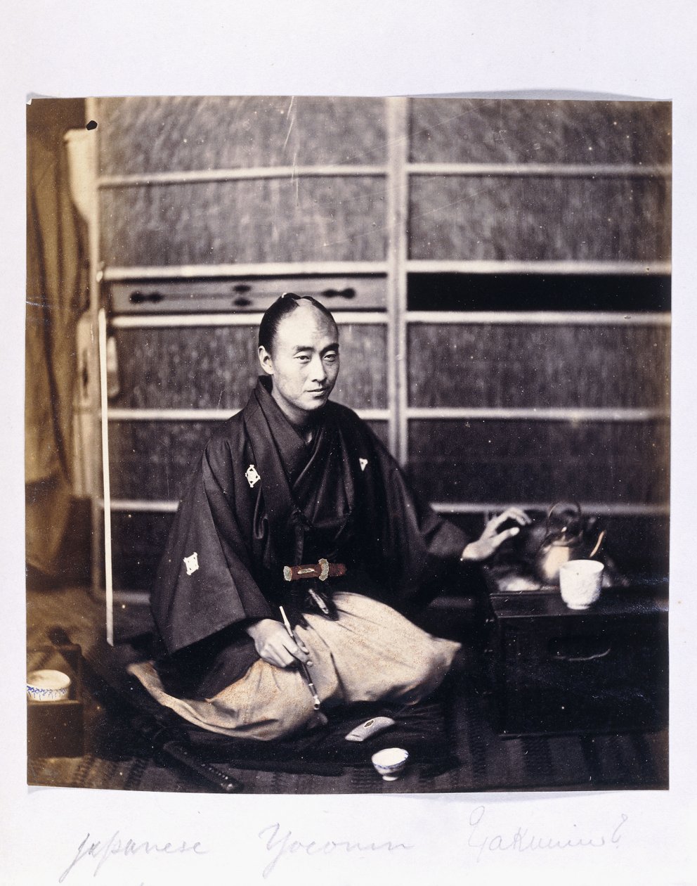 En japansk Yaconin, ca. 1864-1866 av Felice Beato