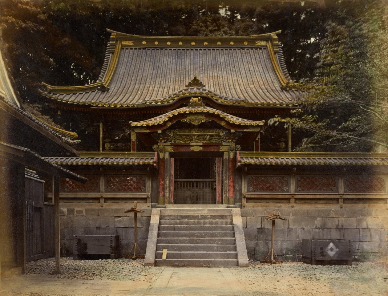 Porten Kurohozon, Shiba av Felice Beato