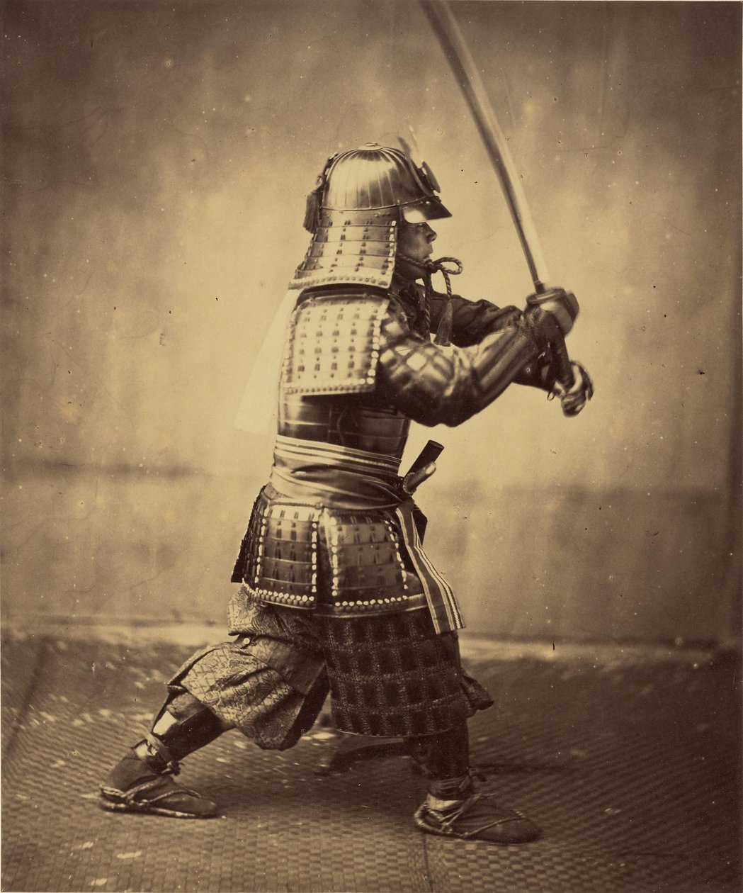 [Japansk kriger i rustning] av Felice Beato