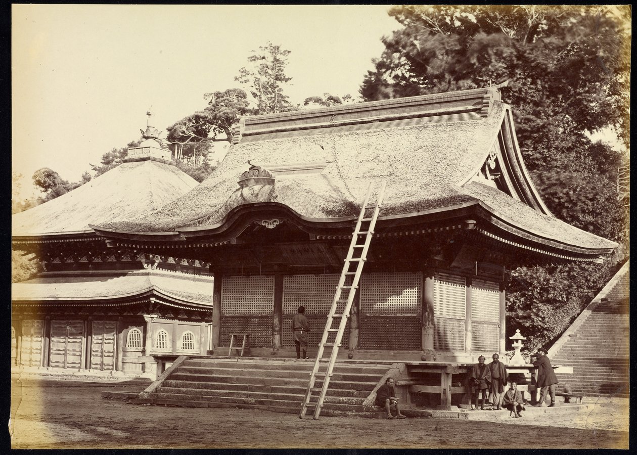 Kamakura, Hatchiman-tempelet av Felice Beato