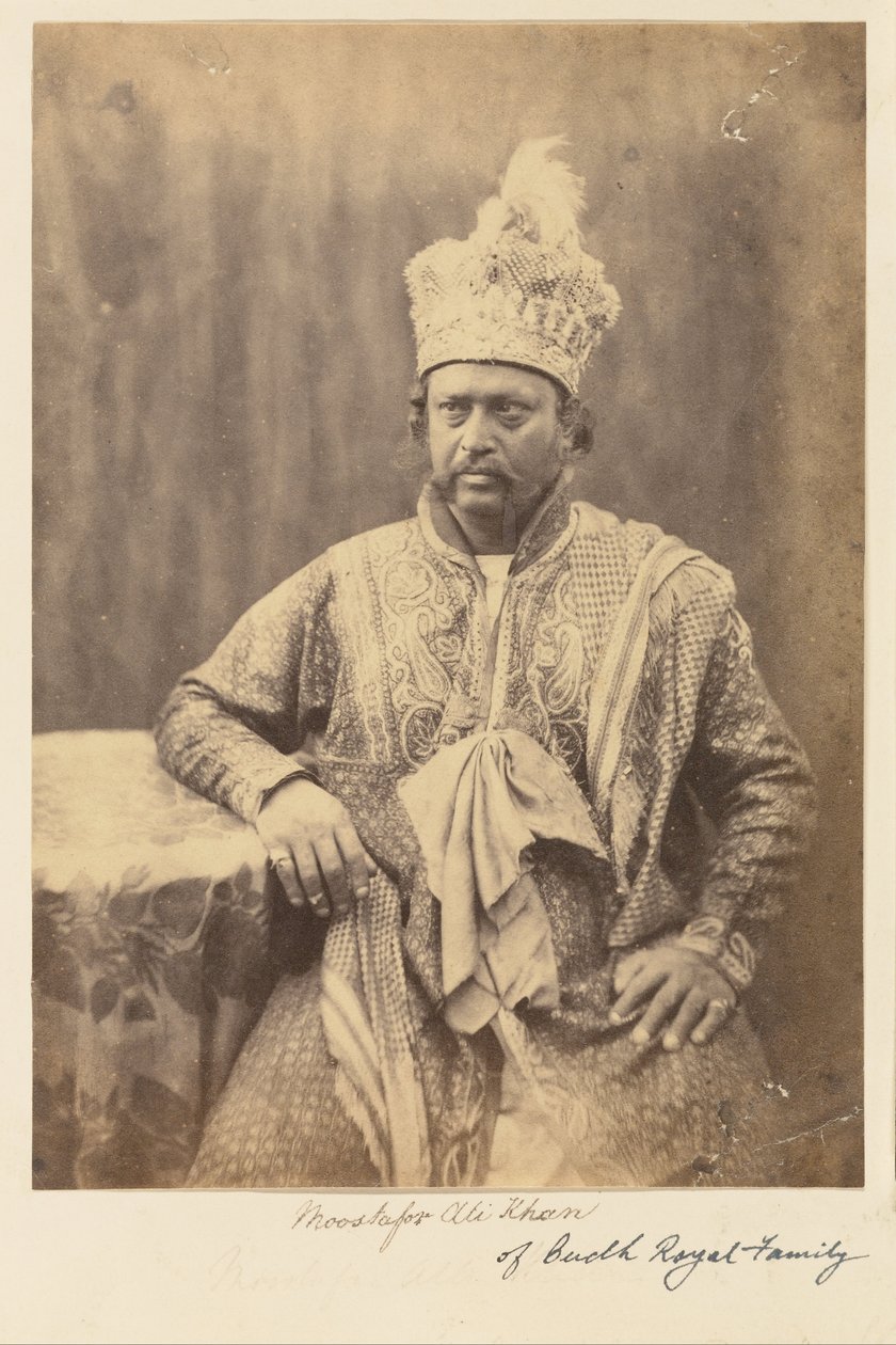 Moostafor Ali Khan fra kongefamilien Budh av Felice Beato