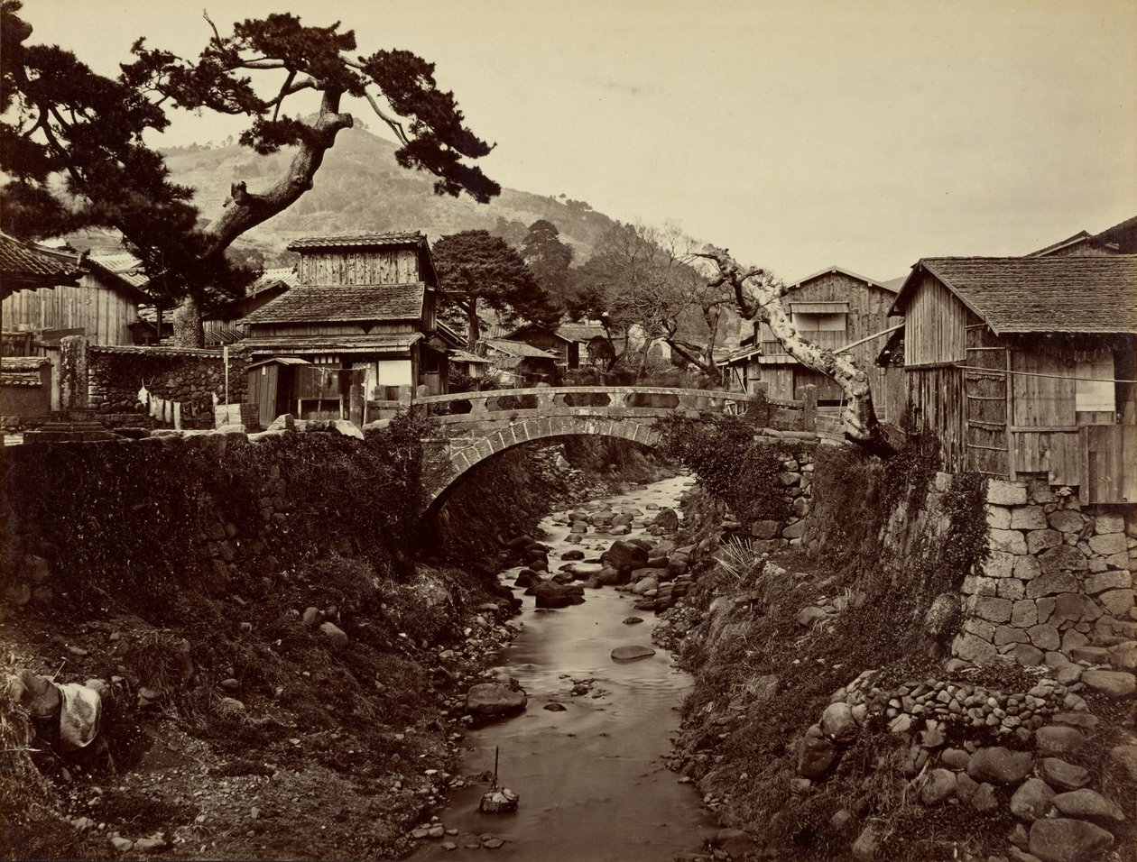 Nær Nagasaki av Felice Beato