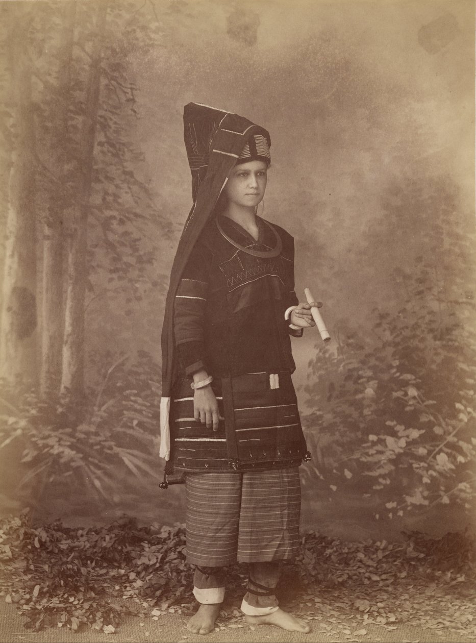 Palaung kvinne av Felice Beato