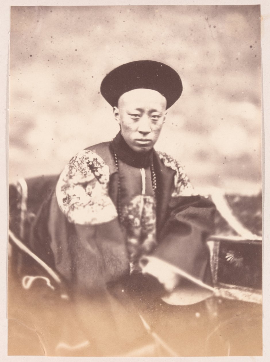Prince Gong Q i Net of China, 1860 av Felice Beato