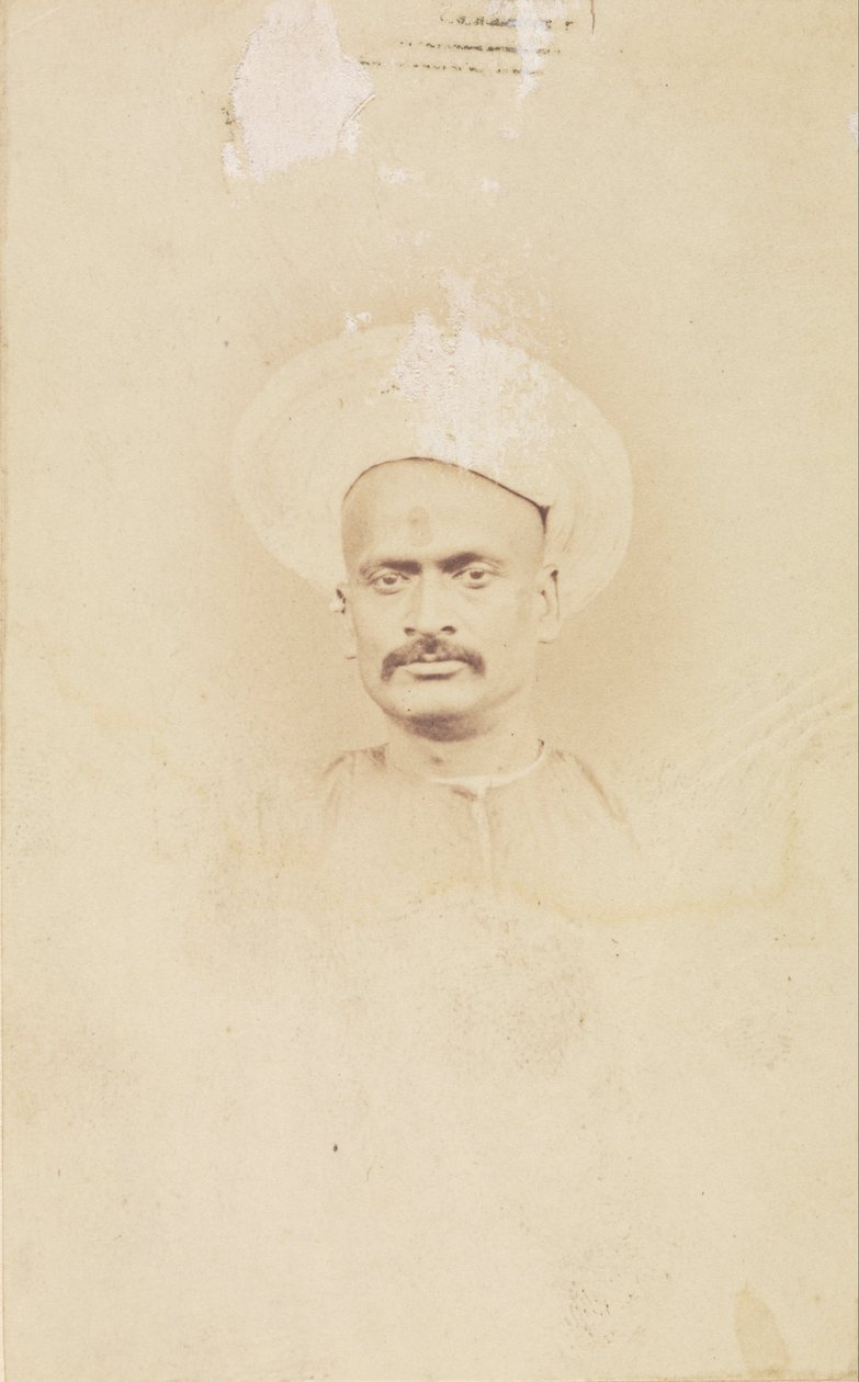 Sir Dinkar Rao, sjefsminister for Maharaja av Gwalior av Felice Beato