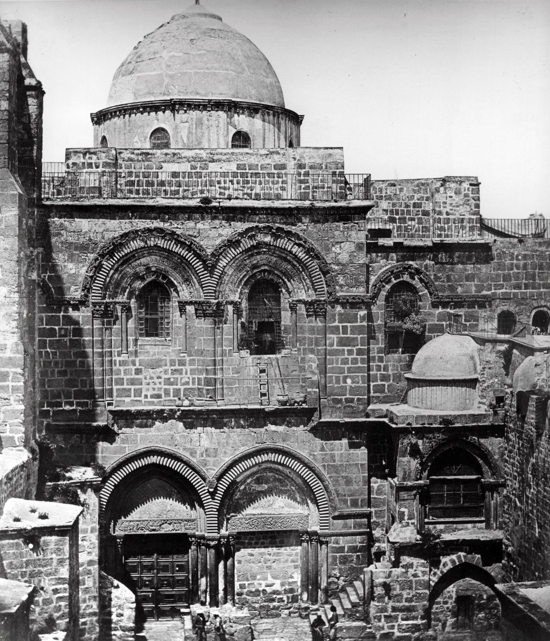 Den hellige gravs kirke, 1857 av Felice Beato