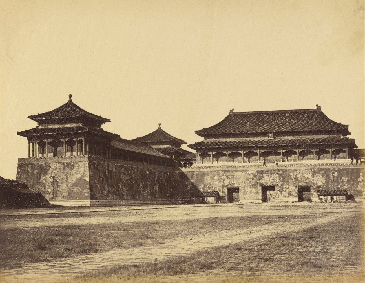 Det store keiserlige vinterpalasset, Pekin, 29. oktober 1860 av Felice Beato