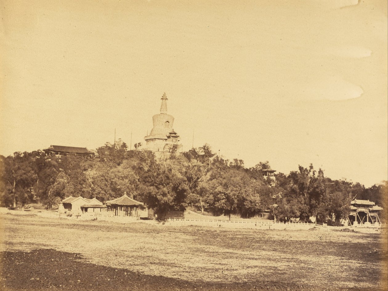Den store pagoden på Imperial Winter Garden Palace, 29. oktober 1860 av Felice Beato
