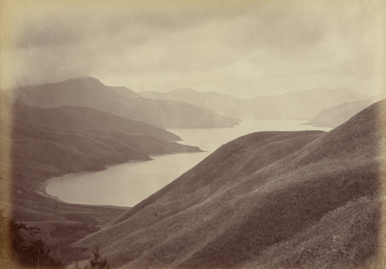 Hakone-sjøen av Felice Beato