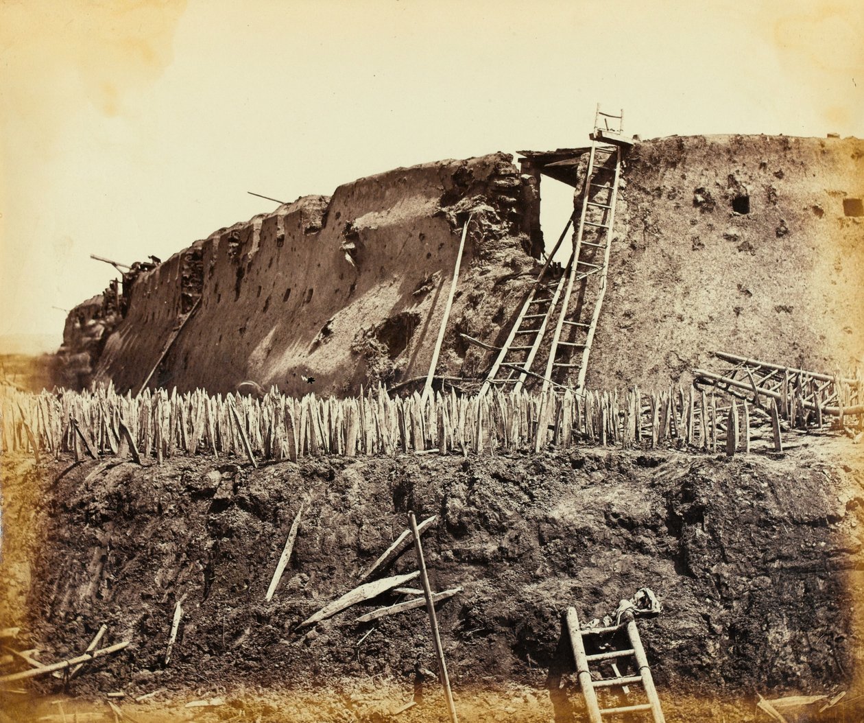 North Taku Fort, Kina, 1860 av Felice Beato