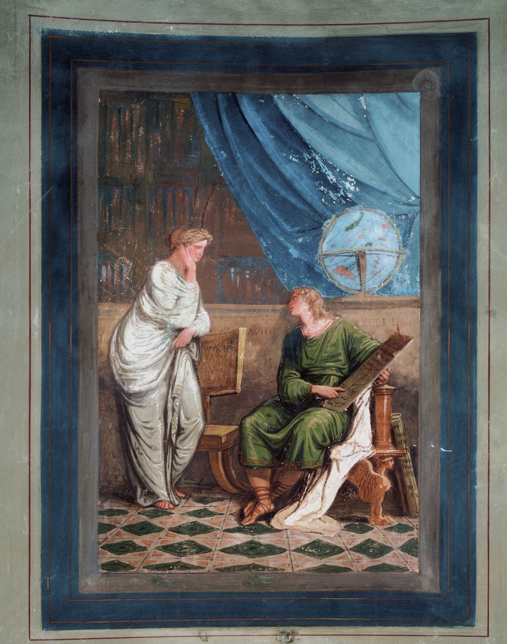 Den tyske astronomen Johannes Kepler (fresko av Felice Giani