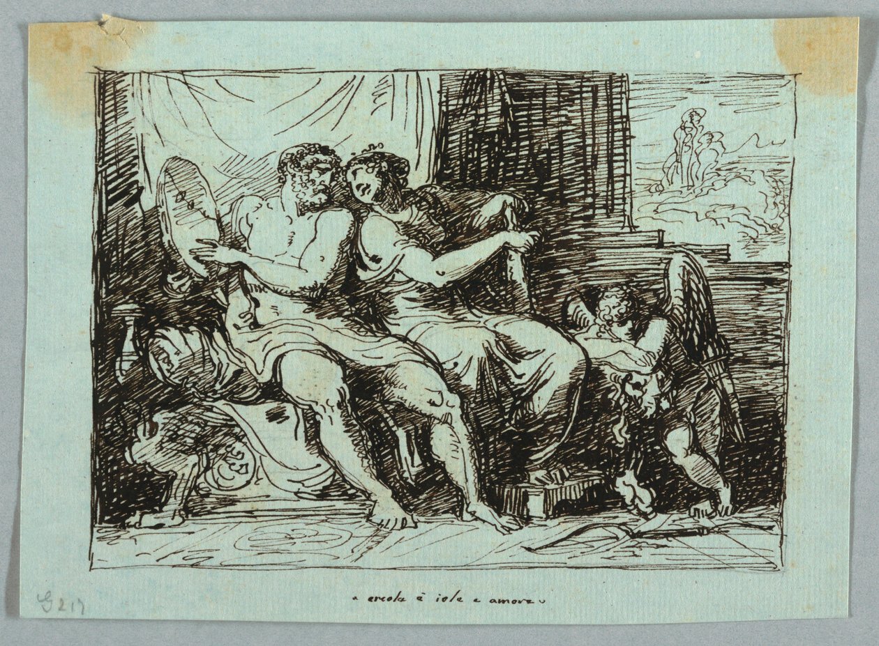 Hercules og Iole av Felice Giani