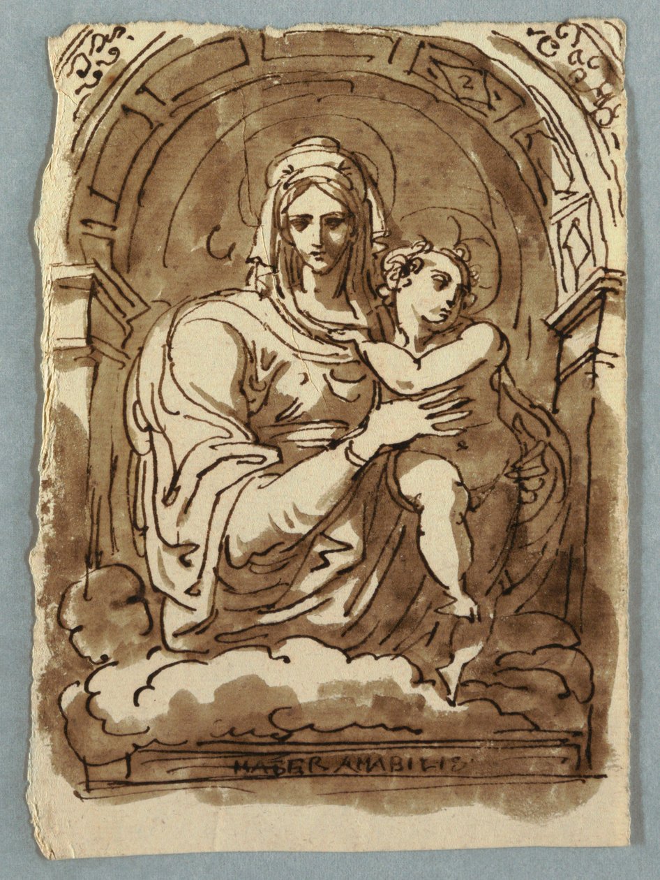 Madonna og barn av Felice Giani