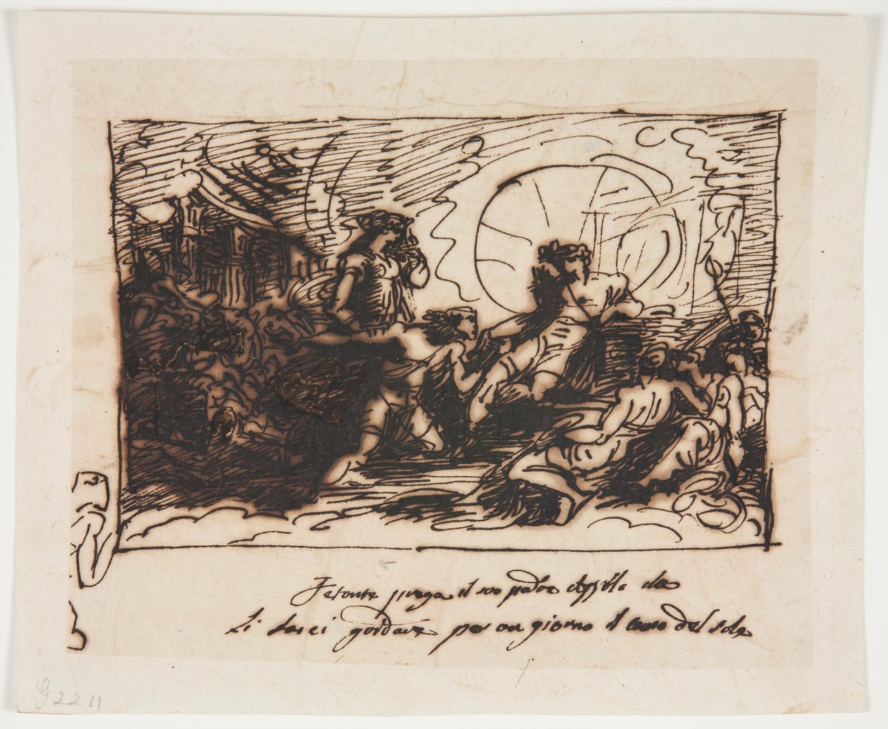 Phaeton Asks Apollo to Drive the Sun Chariot   1260907   no       norwegian Successfully Translated  Original: Acteurs uit het Noh theaterstuk Tomonaga Tomonaga (title on object) Honderd Noh spelen (series title) Nogaku hyakuban (series title on object) Tr av Felice Giani