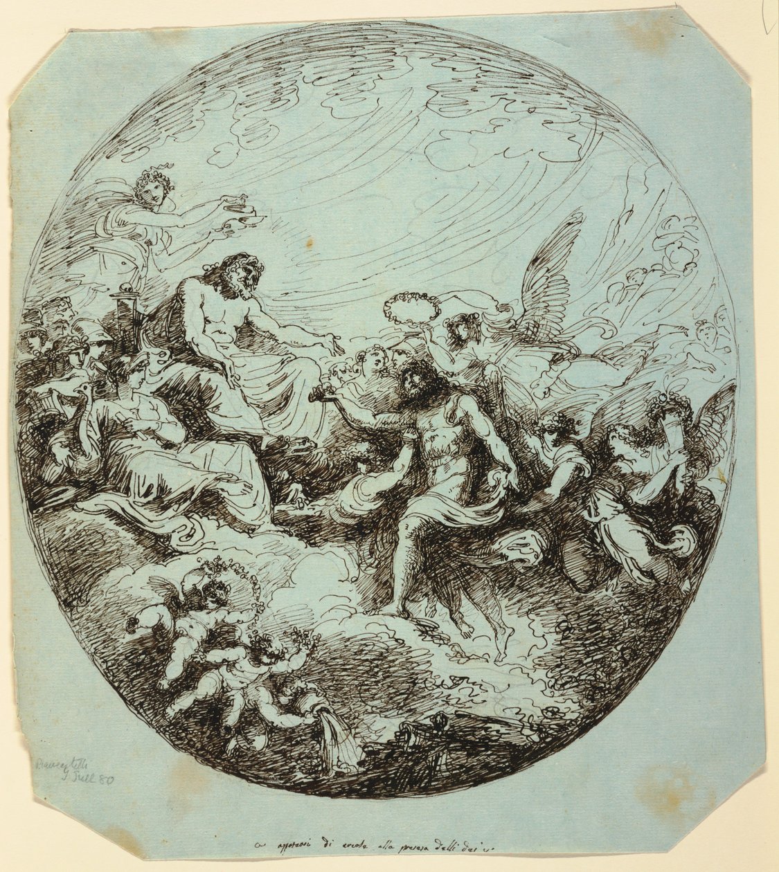 The Apotheosis of Hercules, Palazzo Gessi, Faenza av Felice Giani