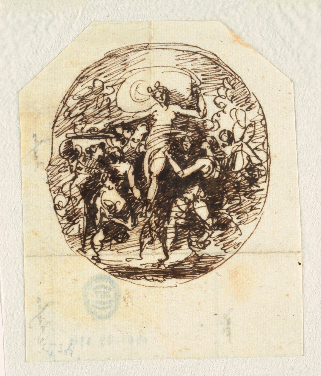 The Triumph of Venus designet for soverommet til Palazzo Milzetti, Faenza av Felice Giani
