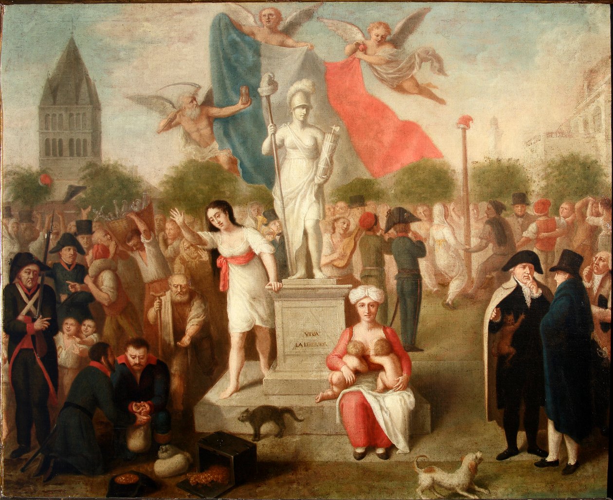 Allegory of Liberty (maleri av Felice Guascone