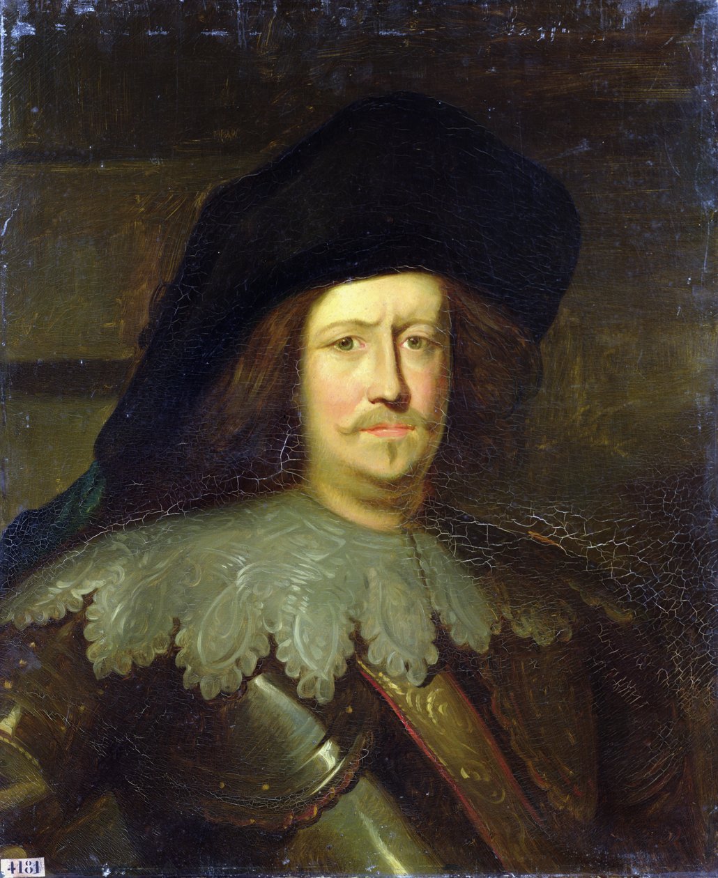 Portrett av Charles de Schomberg (1600-56) greve av Nanteuil og hertug av Halluin, 1844 av Felice Marie Ferdinand Storelli
