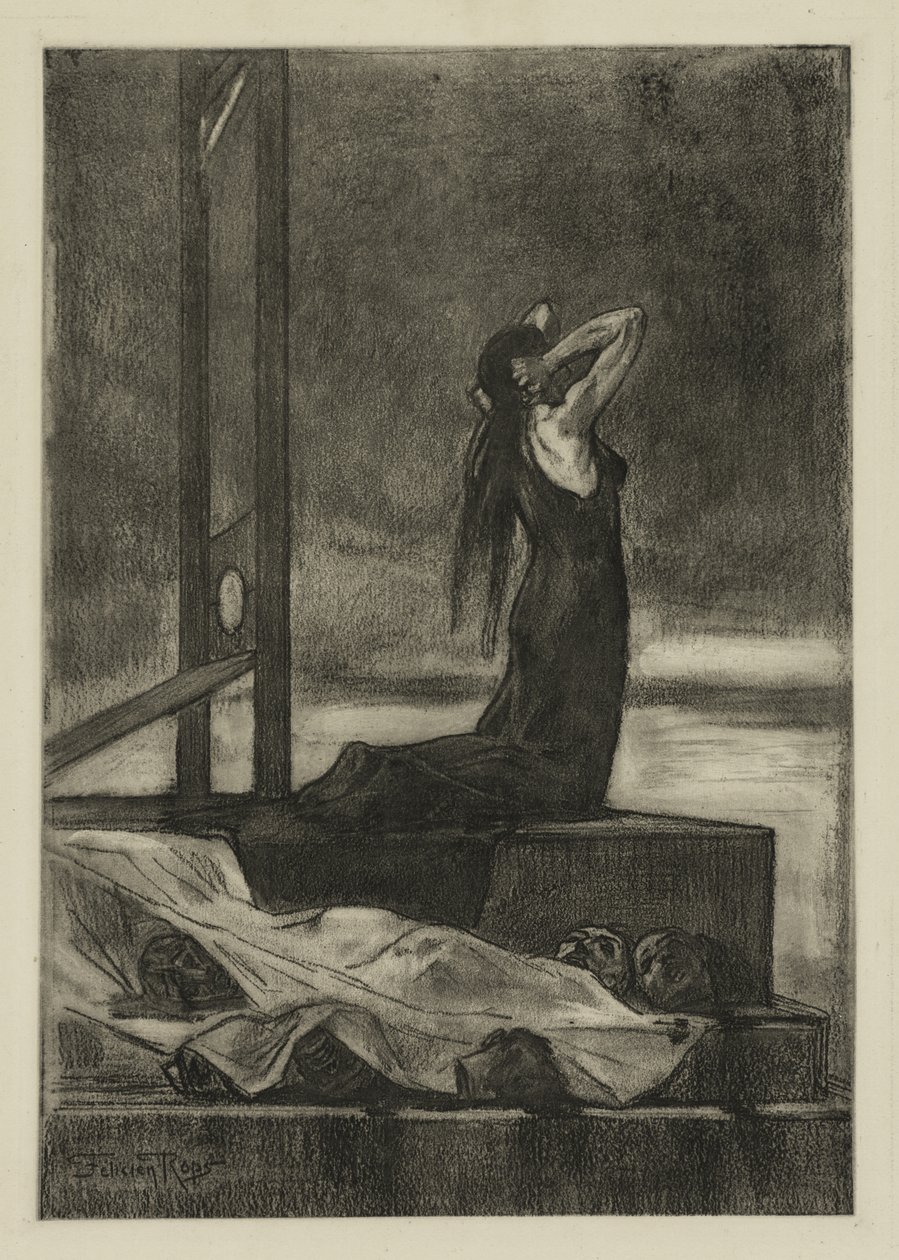 Capital Punishment: The Pain of Death (Todesstrafe: La peine de mort) av Félicien Rops
