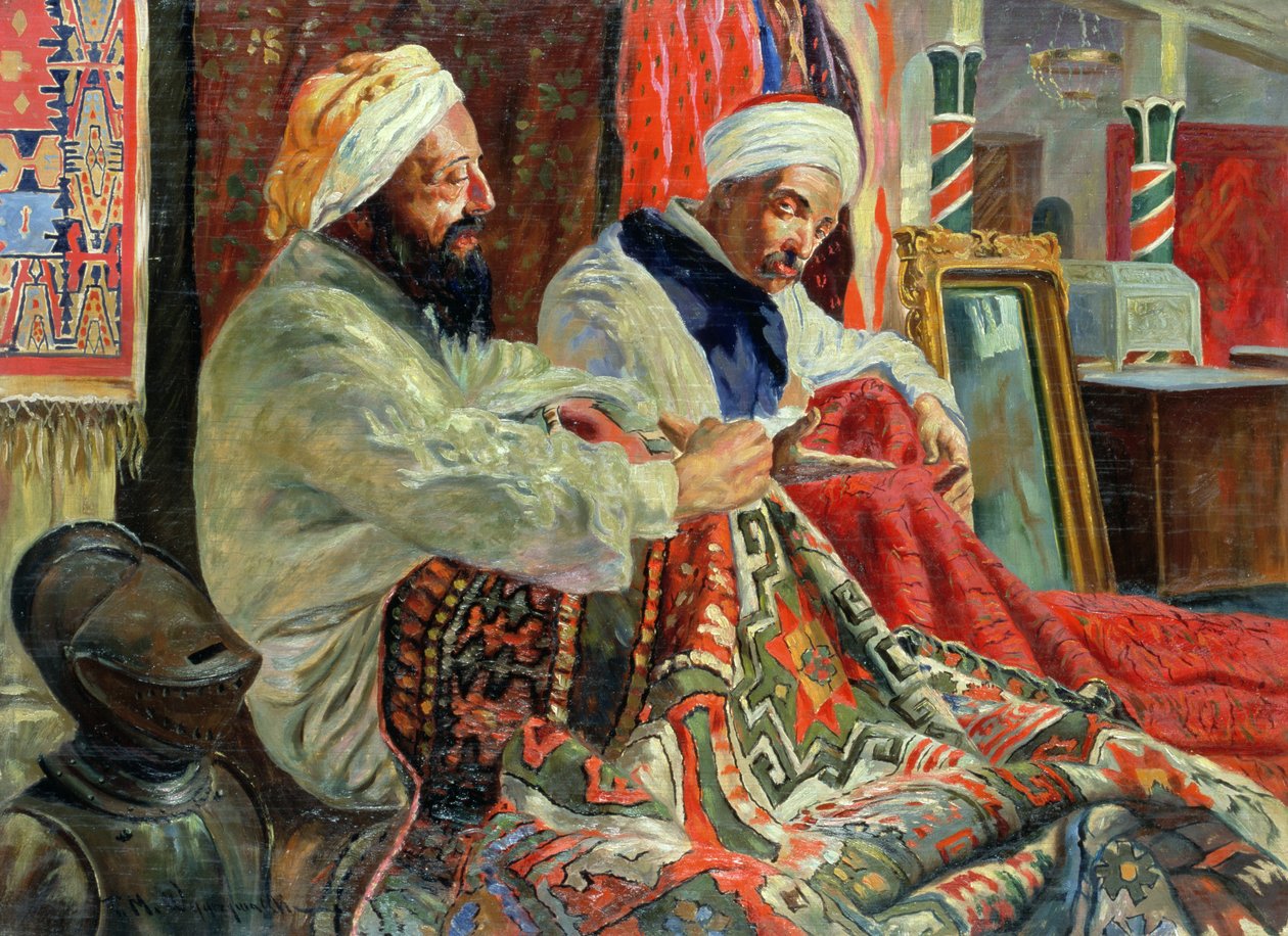 Ved den arabiske souken, ca. 1923 av Feliks Michal Wygrzywalski